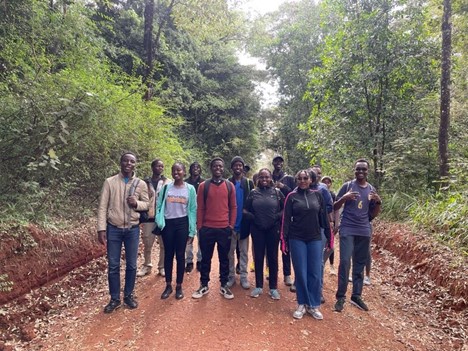 Group photo of the Karura Hike participants